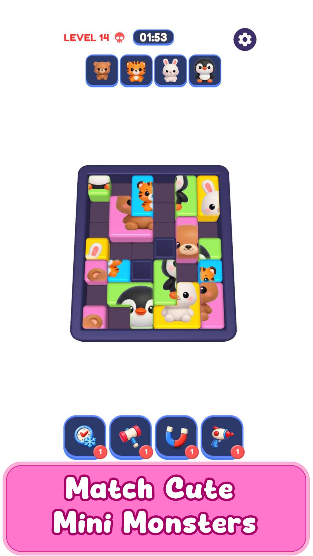Mini Monster Match Puzzle